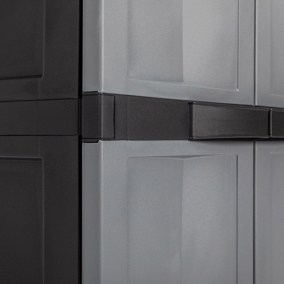 Armoire Toomax Mini Trend en résine avec 2 portes et 3 étagères réglables 