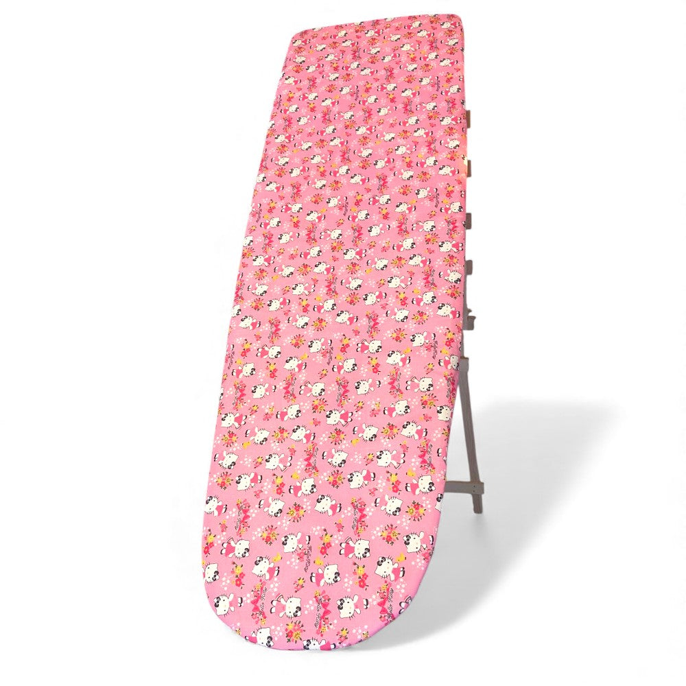 Planche à repasser avec repose-vêtements en bois et repose-fer en métal - cm.35x110