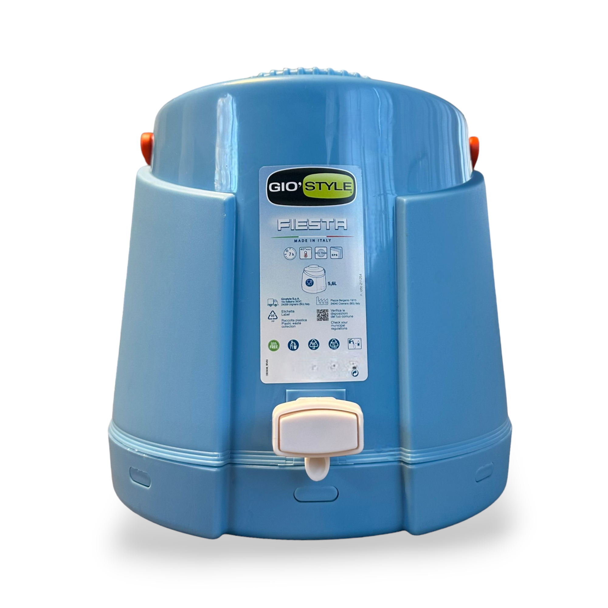 Bouteille distributrice thermique de 5 litres avec robinet GioStyle