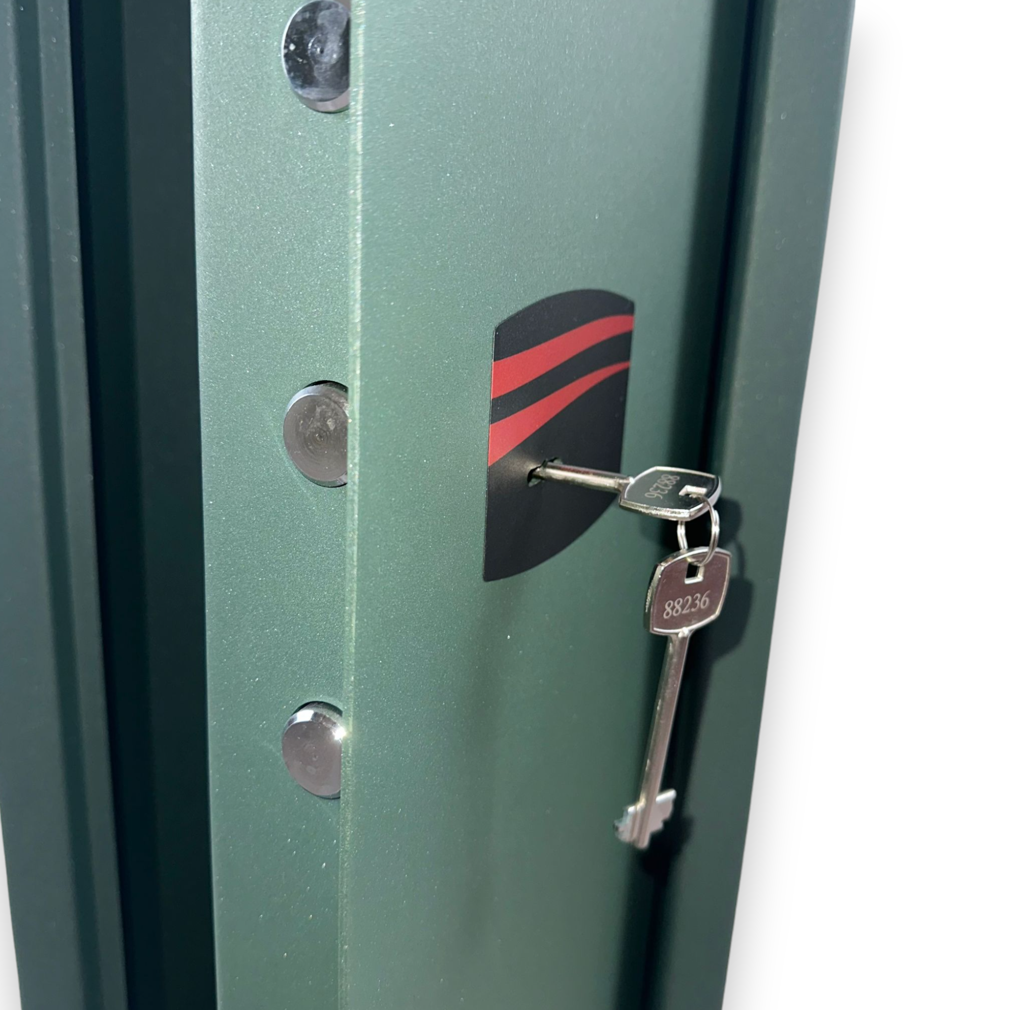 Armoire à armes 5 places en acier vert militaire avec coffre-fort interne STARK S5001T