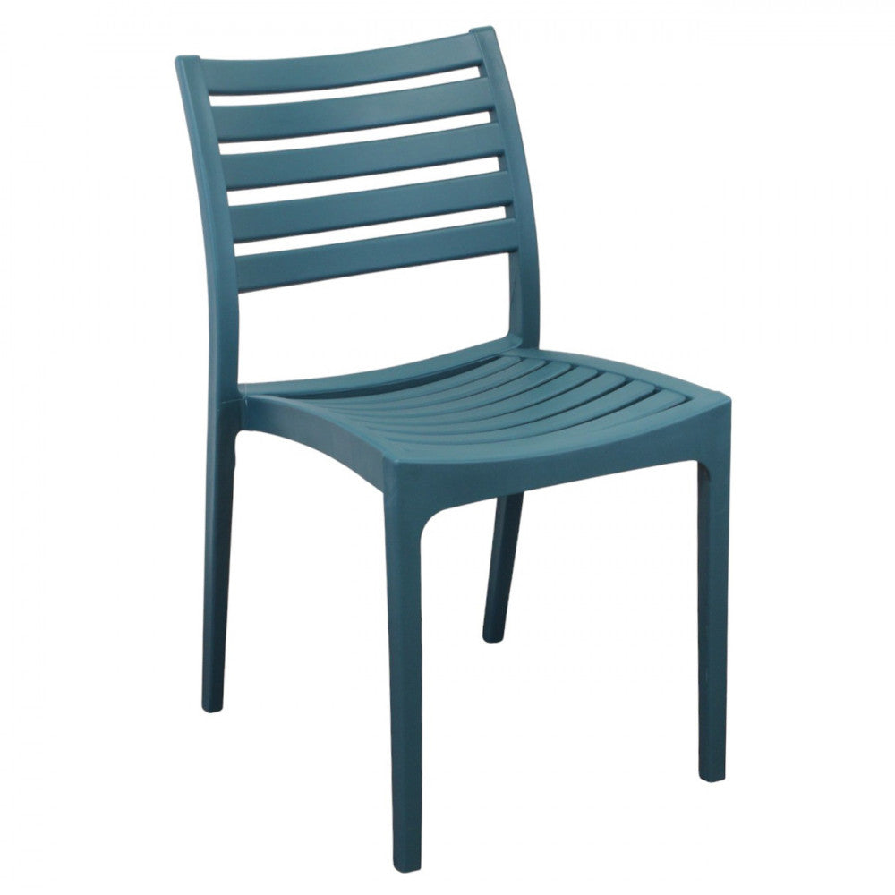 Sedia impilabile in polipropilene 42,5x49xH78 cm con design moderno Curvìa