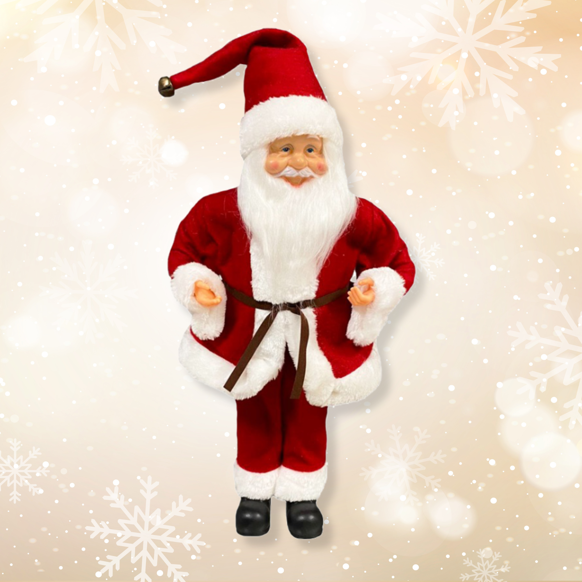 Père Noël avec boîte à musique 45 cm