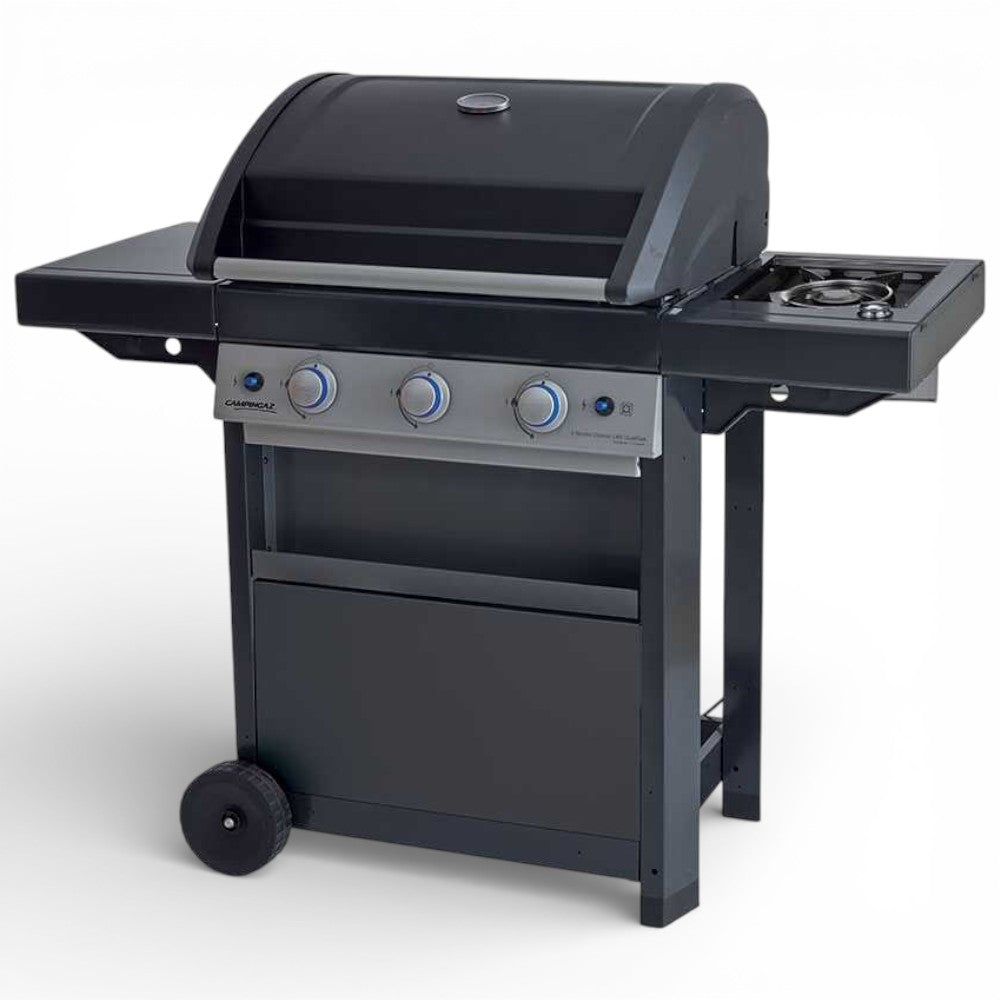 Barbecue a gas 9,6 Kw con 3 bruciatori + fornello e doppia alimentazione metano - gpl  3 CLASSIC LBS DUAL GAS
