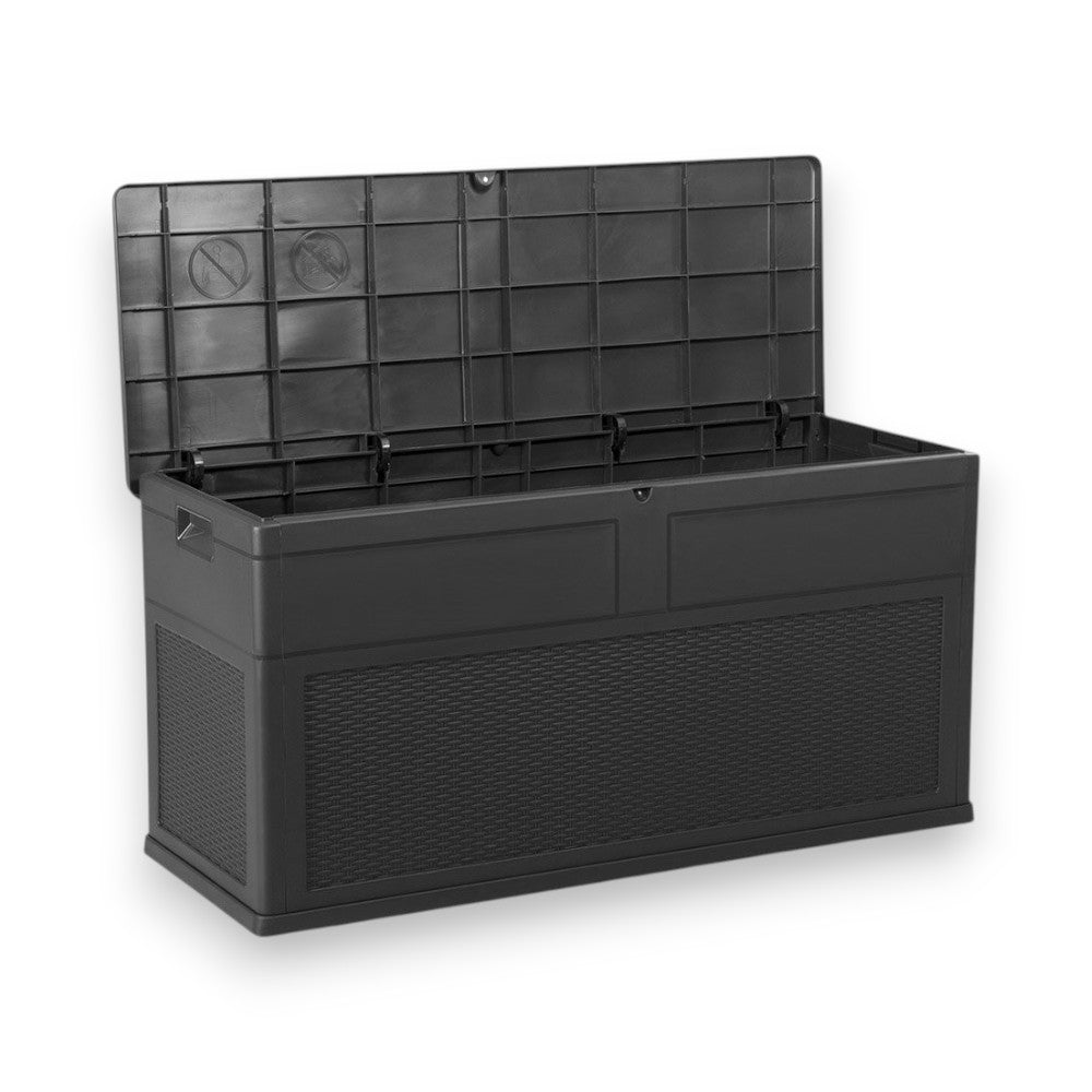 Toomax polyvalent extérieur conteneur banc de rangement jardin coffre en plastique