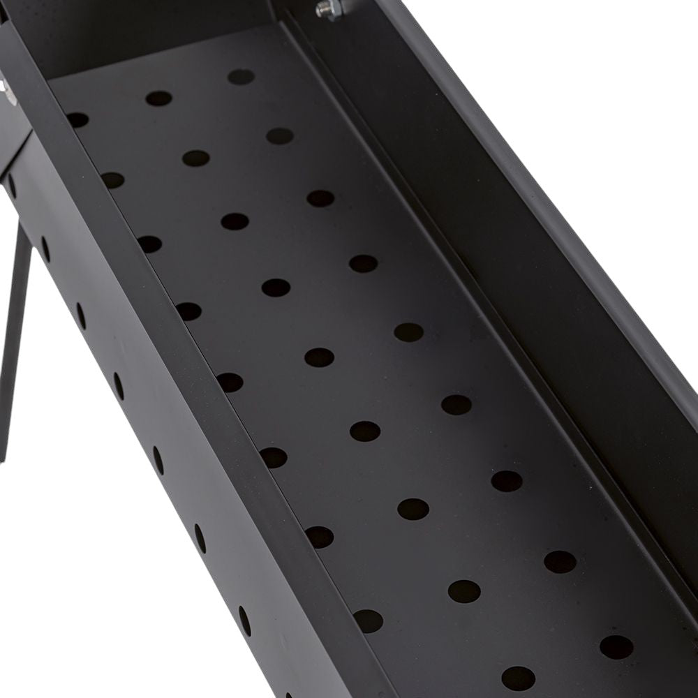 Barbecue à brochettes à charbon pliable - cm.80x14x65h.