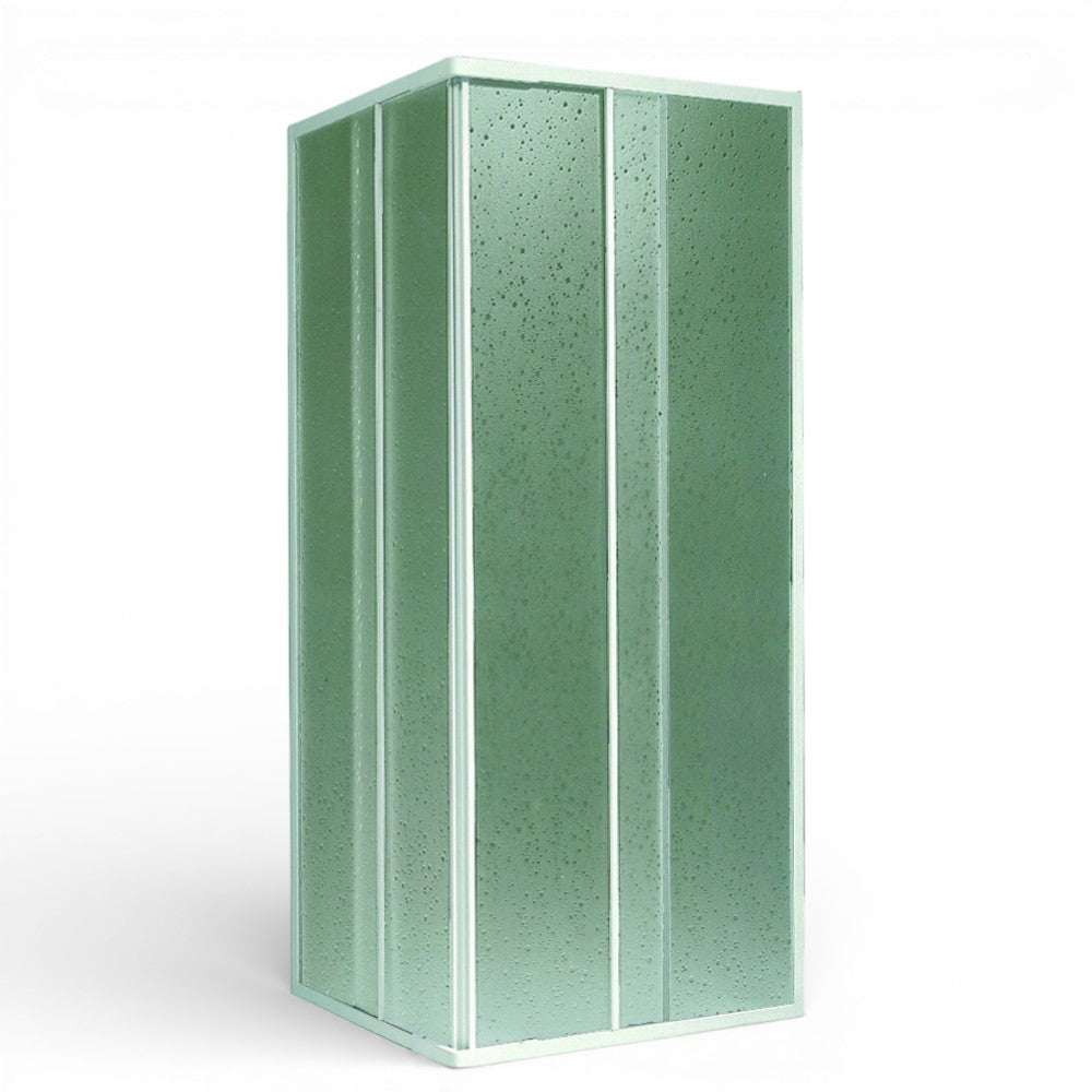 Cabine de Douche d'Angle Extensible - 1 porte 68/75 cm + 1 porte 78/90x180h.