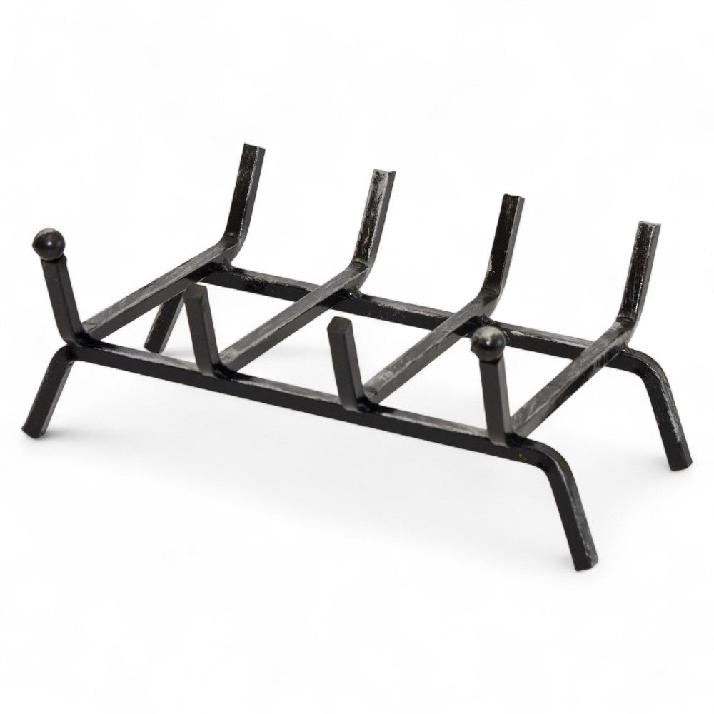 poêle à bois avec sphère pour cheminée 4 barres, 40x30x15h cm