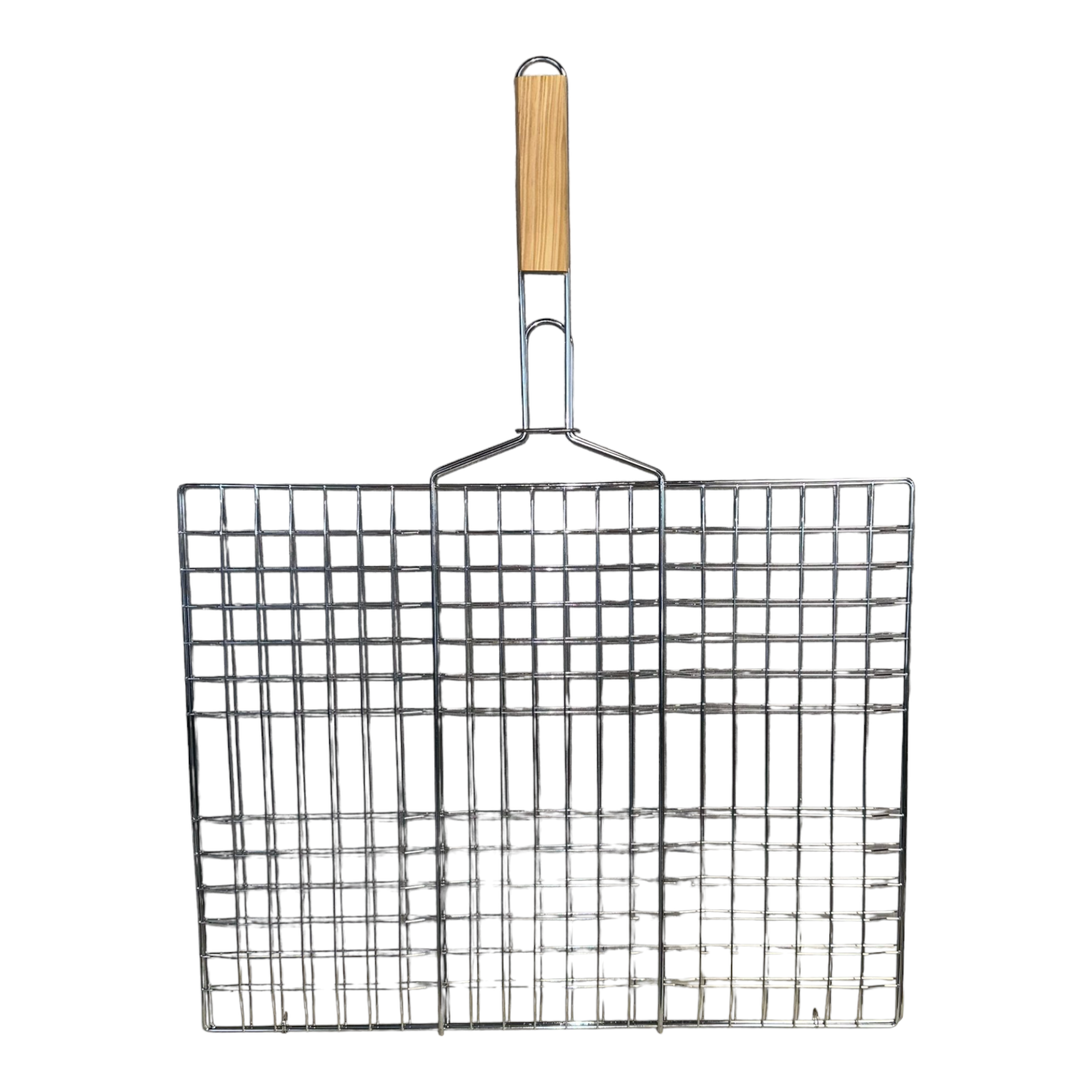 Grille de gril 50x38,5 cm avec double plaque en acier pour braises et anneau de verrouillage BestBQ