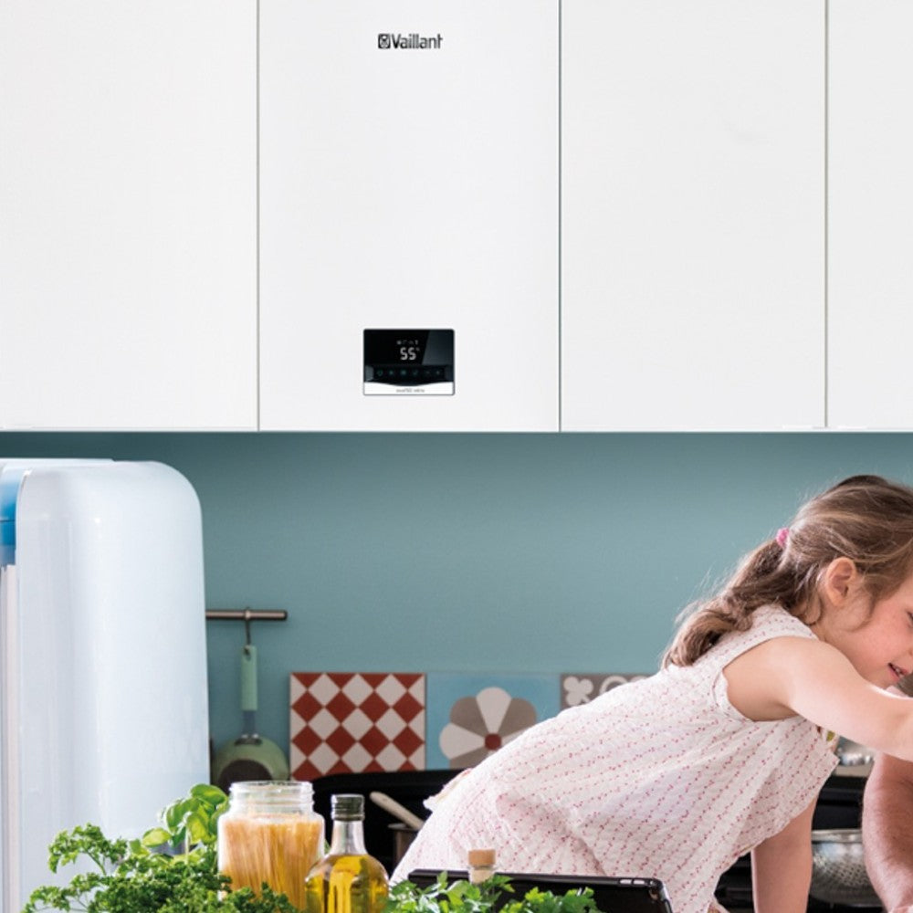 Caldaia a condensazione istantanea A con display innovativo touch screen metano 27x40xH62,6 cm Ecotec Intro Vmw