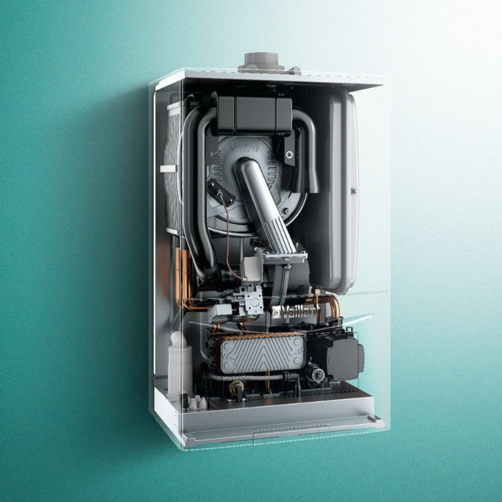 Caldaia a condensazione istantanea 28 Kw A con consumi ridotti grazie a pompa ad alta efficienza metano H72x44x33 cm Ecotec Pure Vmw