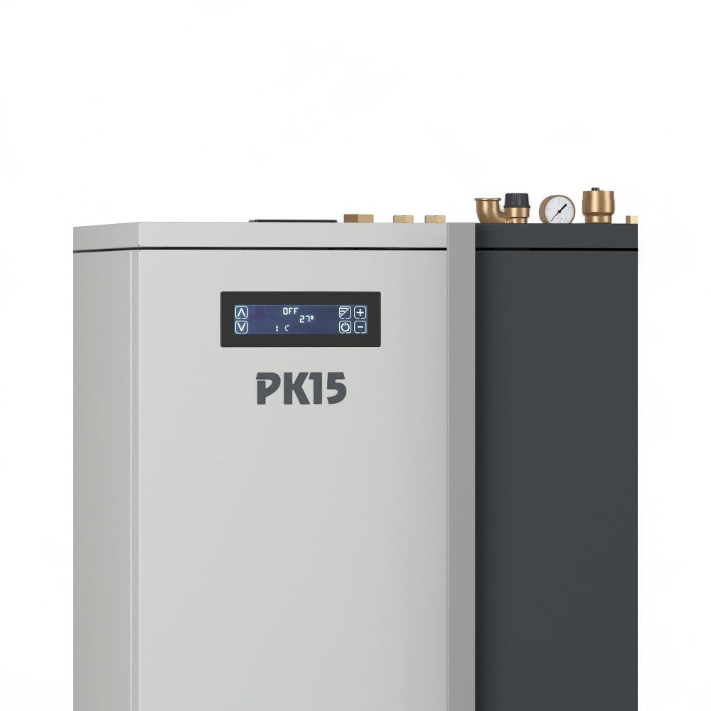 Chaudière Termopellet Pk15 15 Kw Bordeaux (Compte Thermique) - mesure 82,2x74,5x140,0h cm. - poids Kg.295