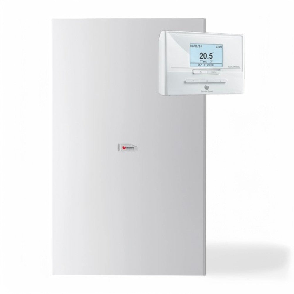 Caldaia a condensazione da esterno 28 Kw A+++ con cronocomando remoto di serie metano 52x24xH85 cm Spazio 4 Condensing