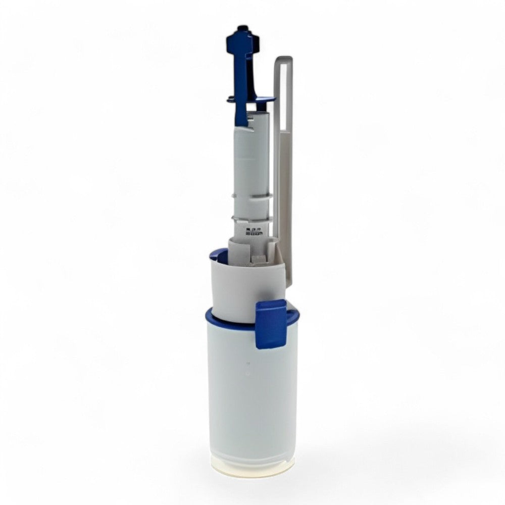 Campana con guarnizione per cassetta di risciacquo esterna a due quantità