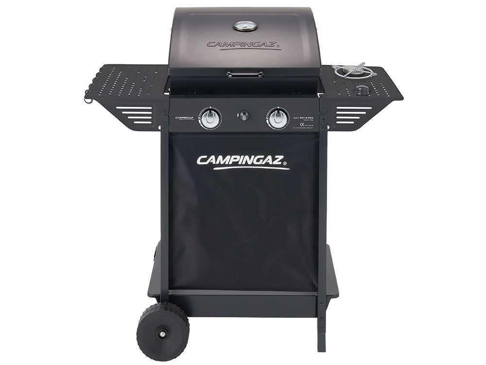 Barbecue à gaz avec 2 brûleurs en acier et brûleur latéral XPERT 100 LS PLUS