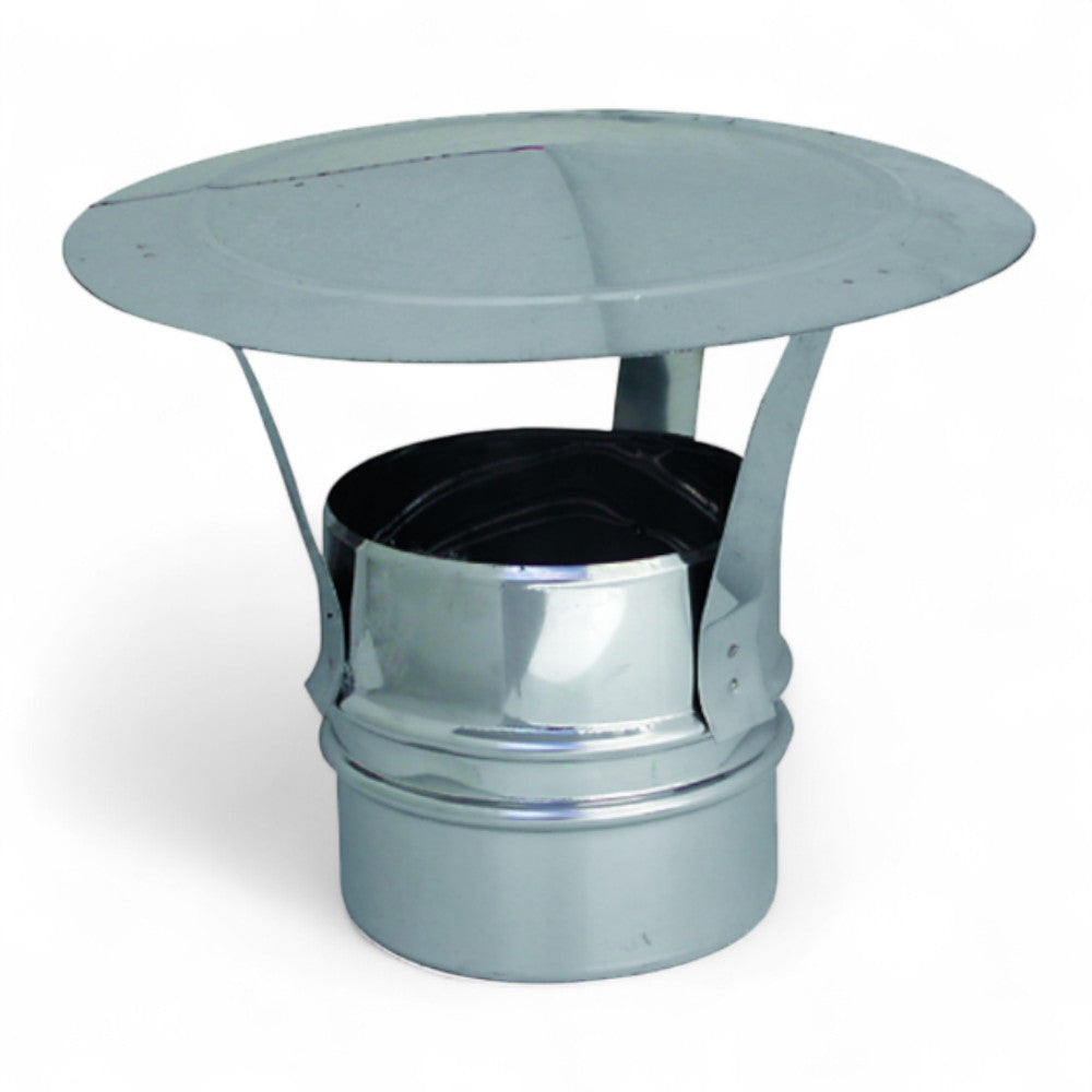 Cheminée ronde 'chinoise' galvanisée ø 80 mm