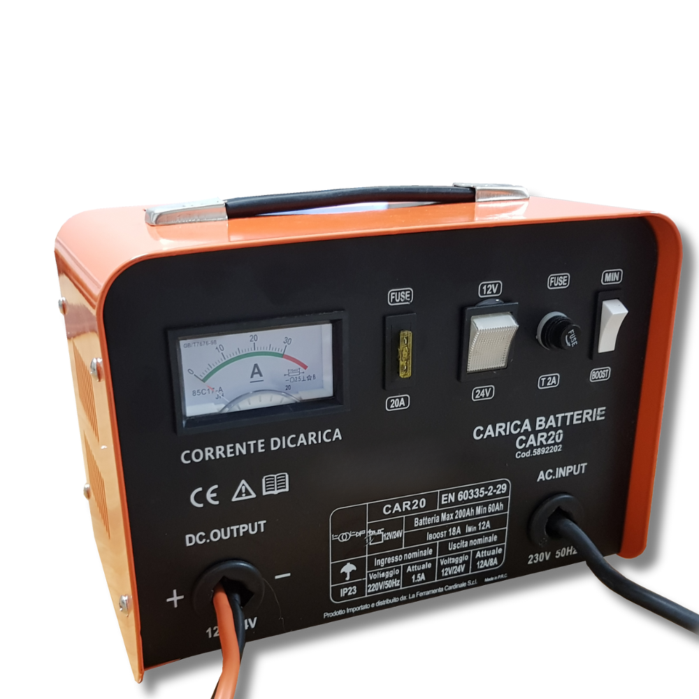 Chargeur de batterie Ideal Star 'Car 20', tension 12/24 V