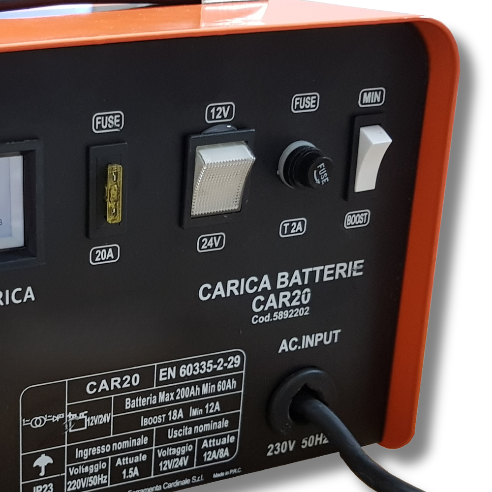 Chargeur de batterie Ideal Star 'Car 20', tension 12/24 V