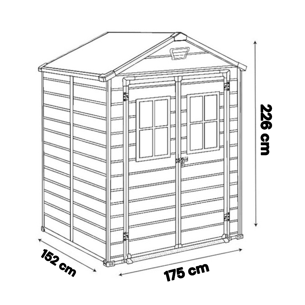 Abri de jardin Garden Cottage Manor Keter 