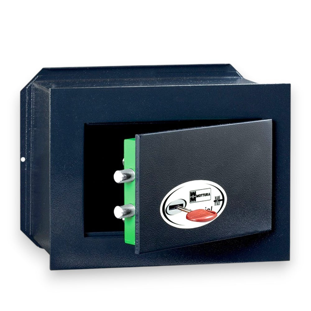 Coffre-fort en acier avec peinture anti-rayures et serrure antifriction Mottura