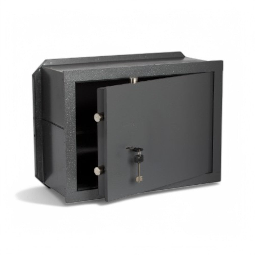 Coffre-fort avec clé double carte 82010 - mm.310x200x190h. 11,4 kg (82010210) 2 chaînes.