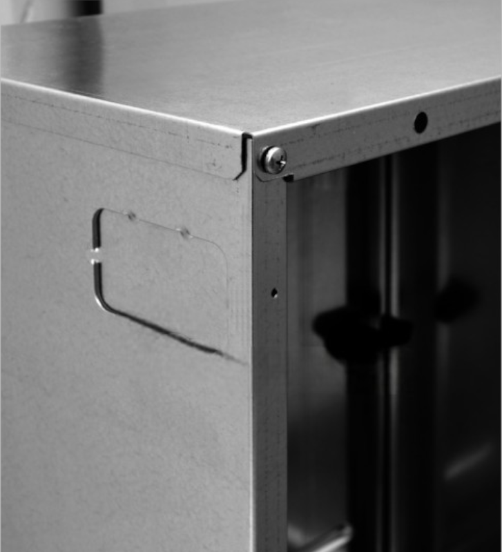 Meuble cassette pour compteur de gaz H50xL40xP25 cm