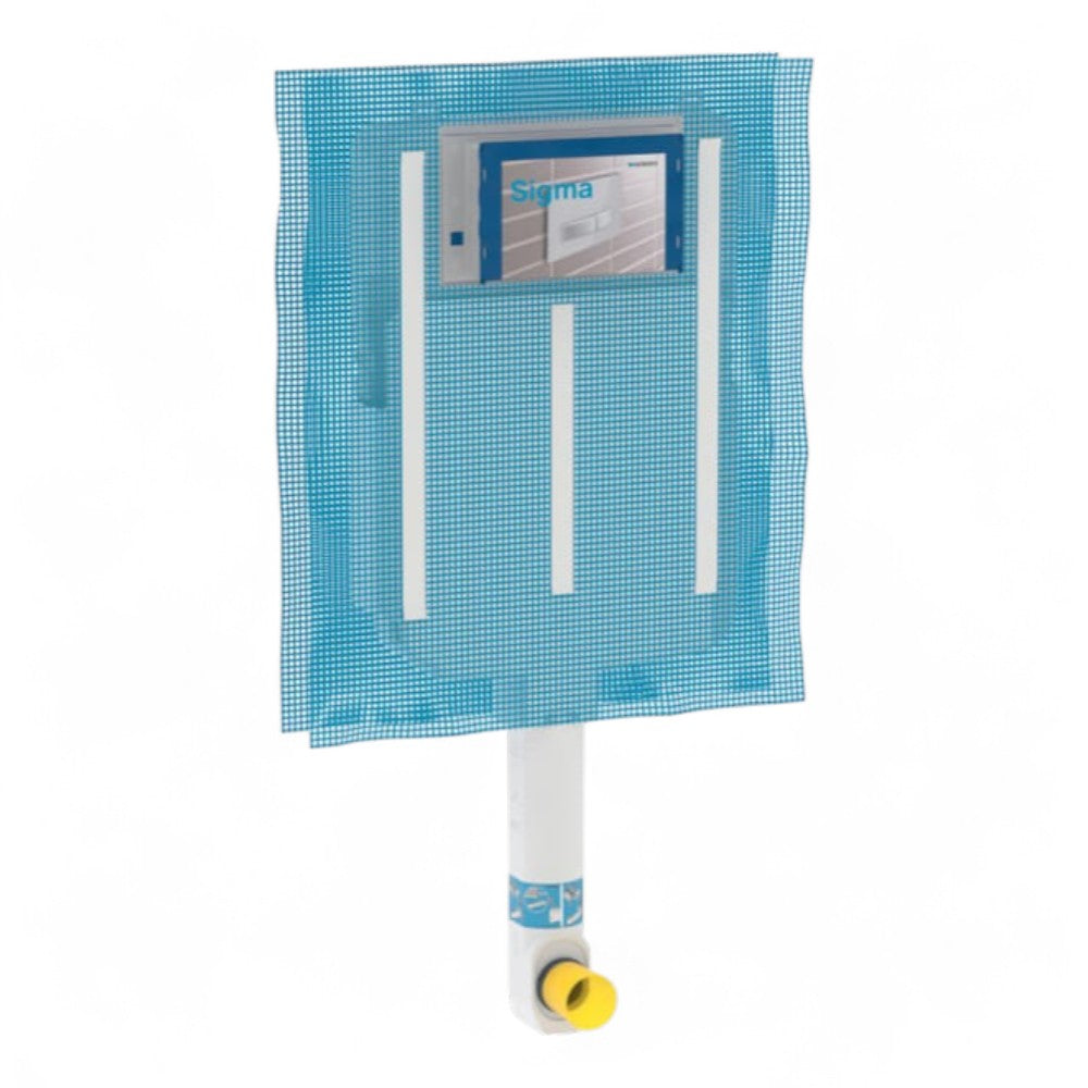 Cassetta Incasso 8 cm per wc con rete portaintonaco premontata Sigma 8