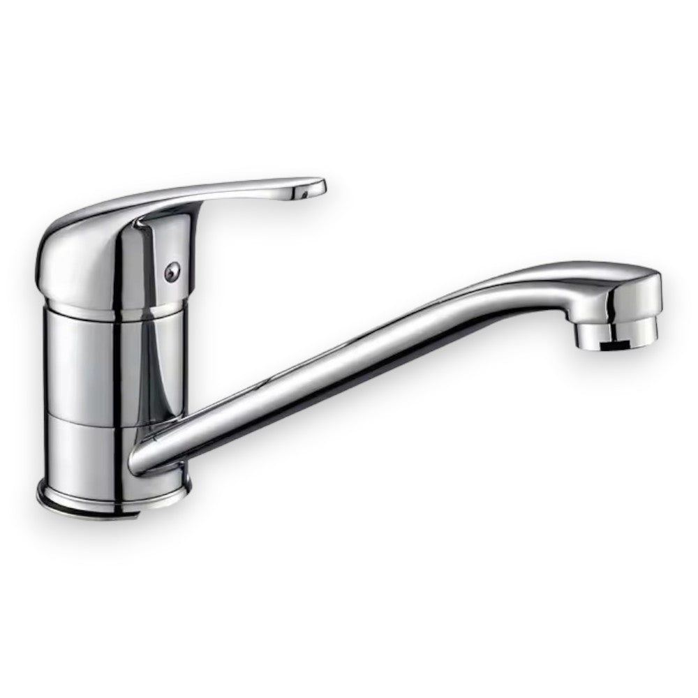 Mitigeur de lavabo de salle de bain en laiton chromé