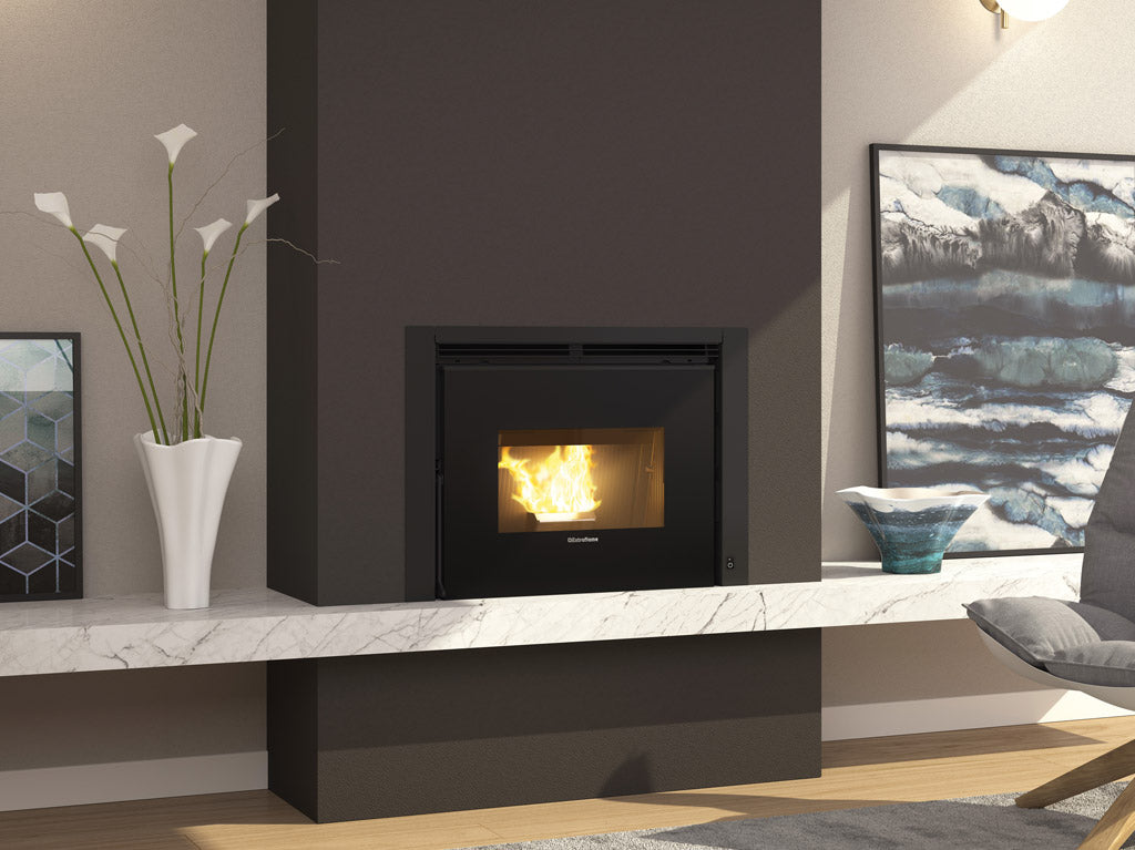 Cheminée à insert à pellets encastrable 10 kw Confort P70 AIR Nordica Extraflame