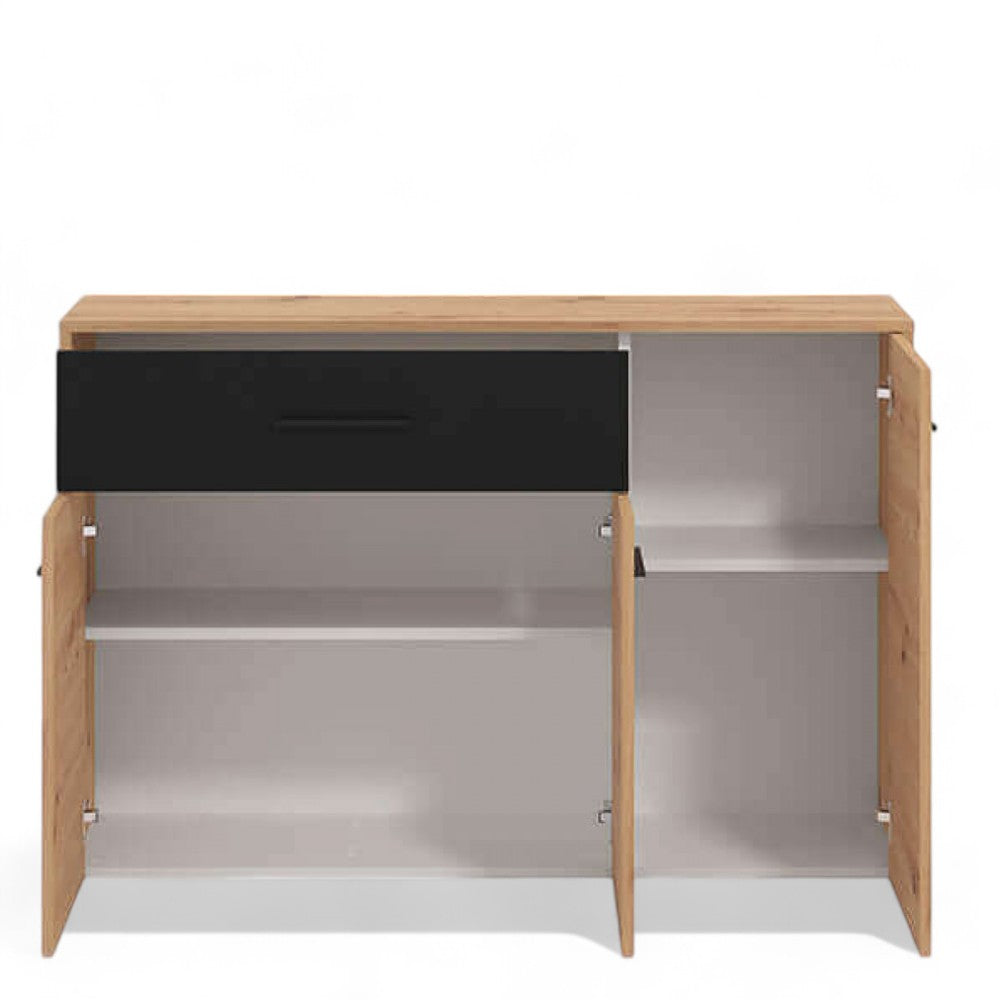 11011628 Commode Varadero en chêne Craftsman et gris graphite