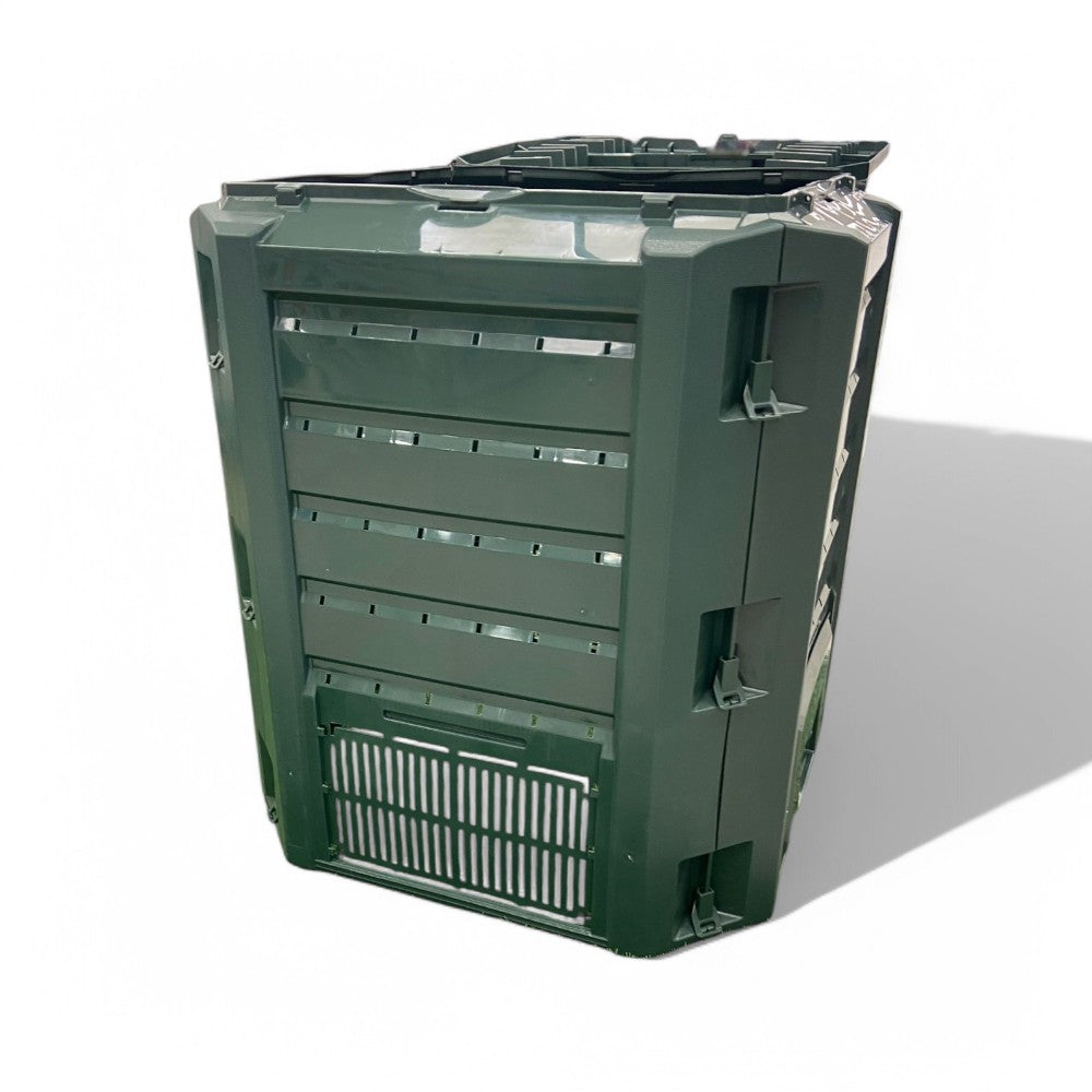 Composteur de jardin Compogreen pour déchets organiques Lt.380 - lt.380 - cm.72x72x83h. - poids 6,6 kg