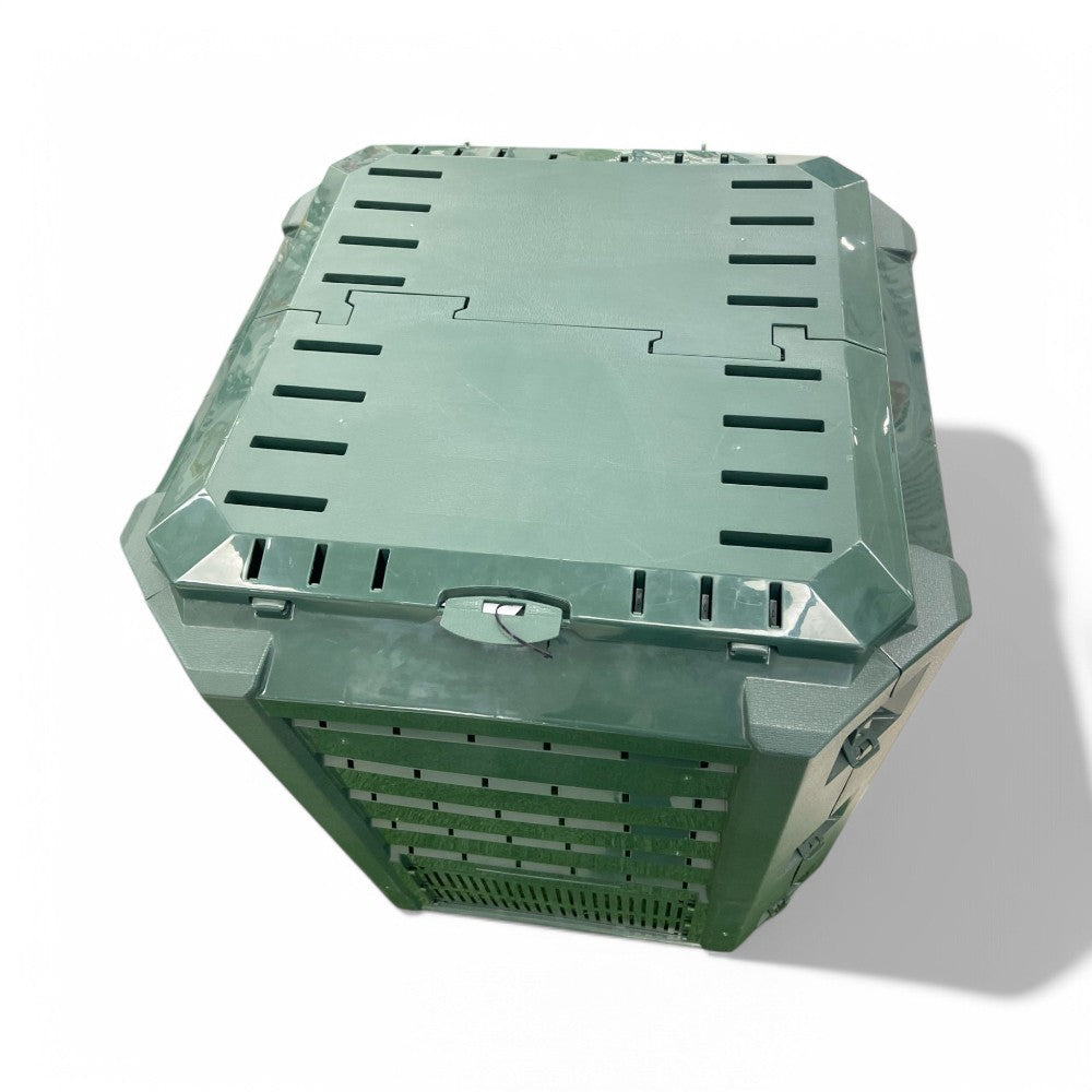 Composteur de jardin Compogreen pour déchets organiques Lt.380 - lt.380 - cm.72x72x83h. - poids 6,6 kg