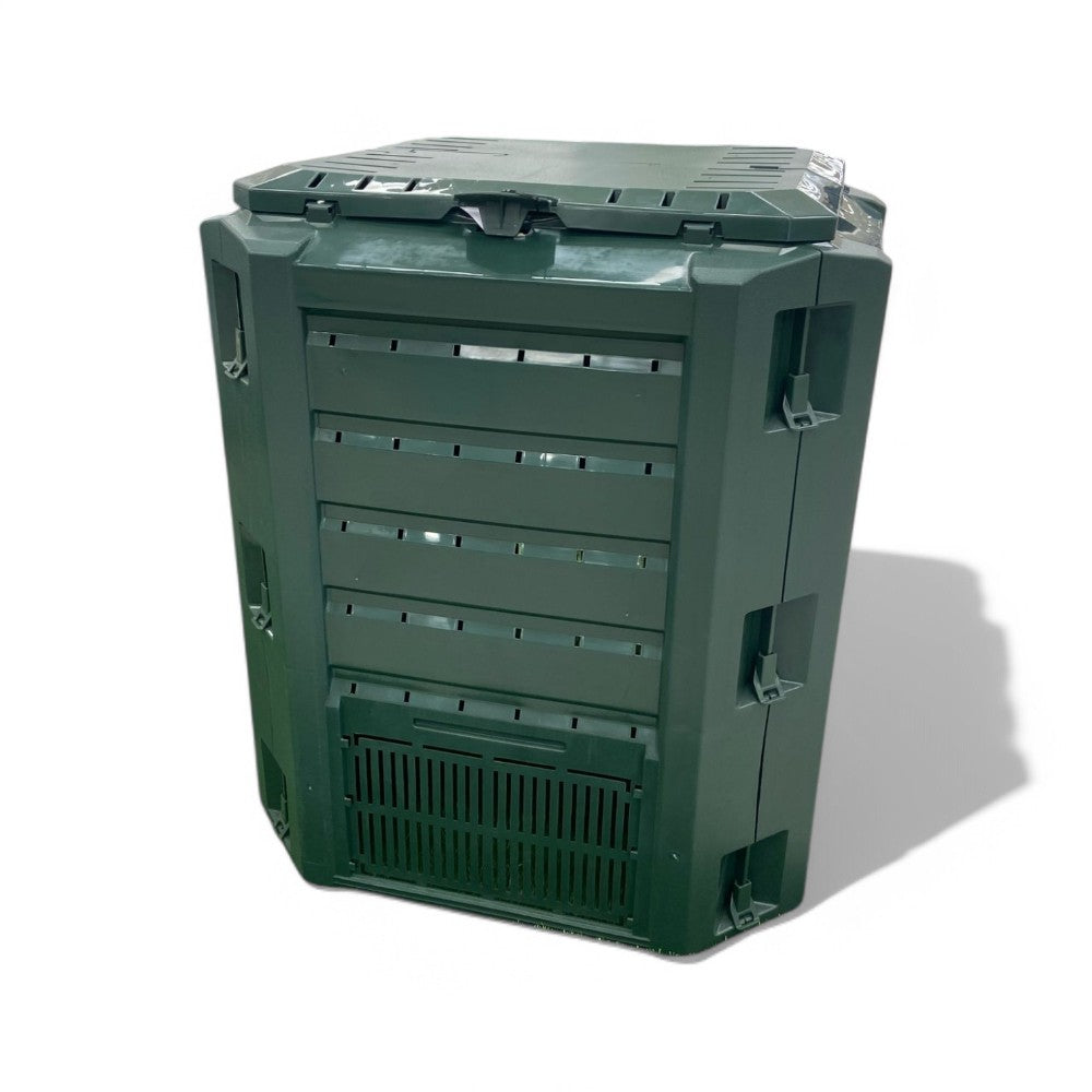Composteur de jardin Compogreen pour déchets organiques Lt.380 - lt.380 - cm.72x72x83h. - poids 6,6 kg