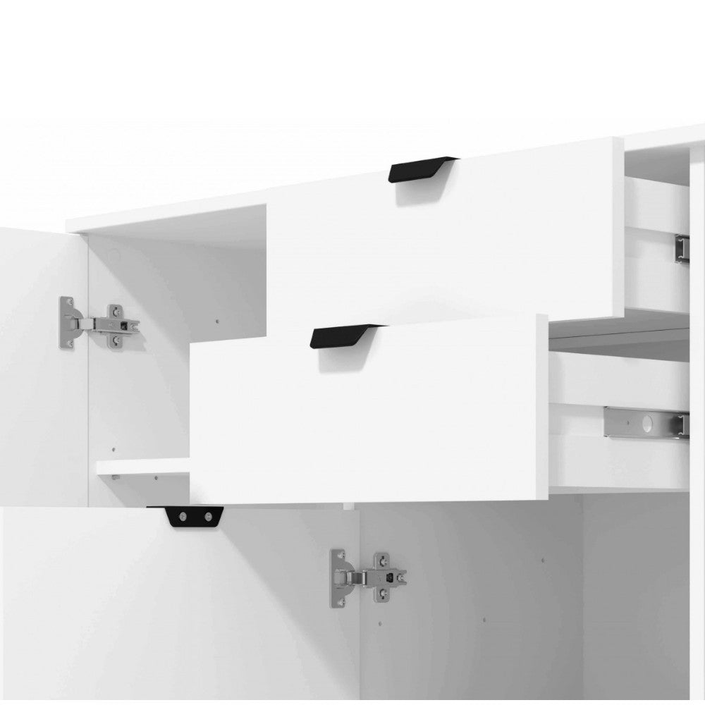 11008304 Armoire Duero Blanc Mat