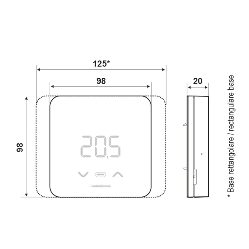 Cronotermostato elettronico con connessione Wifi e regolazione temperatura C800 Pro