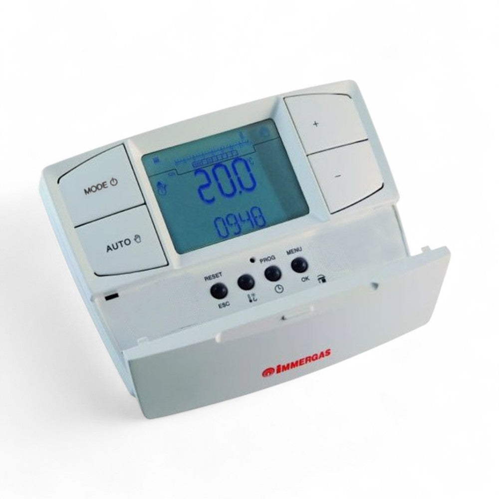 Cronotermostato remoto modulante retroilluminato bianco Car.V2