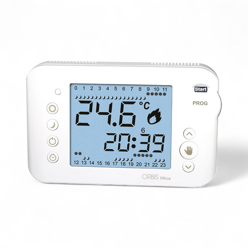 Cronotermostato elettronico digitale a programmazione giornaliera e settimanale Mirus