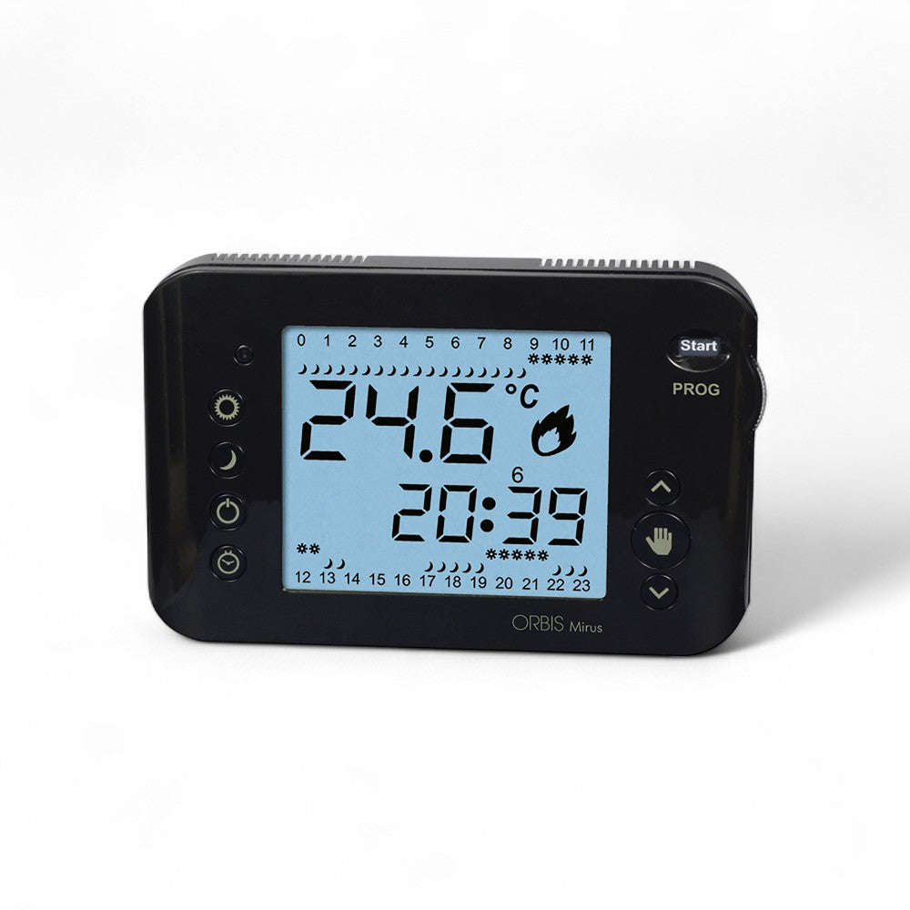 Cronotermostato elettronico digitale a programmazione giornaliera e settimanale Mirus