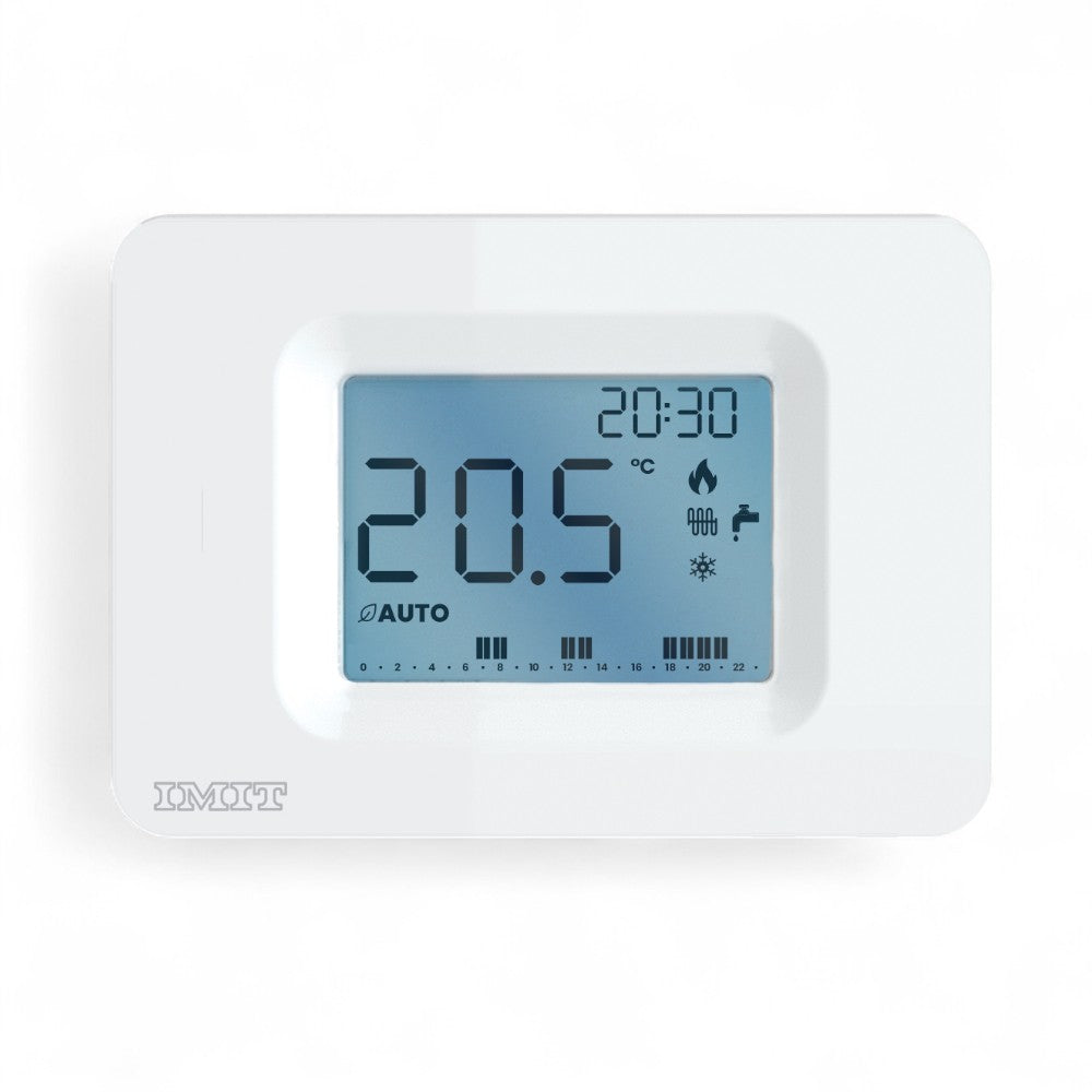 Cronotermostato a parete con programmazione giornaliera Orion Day Radio