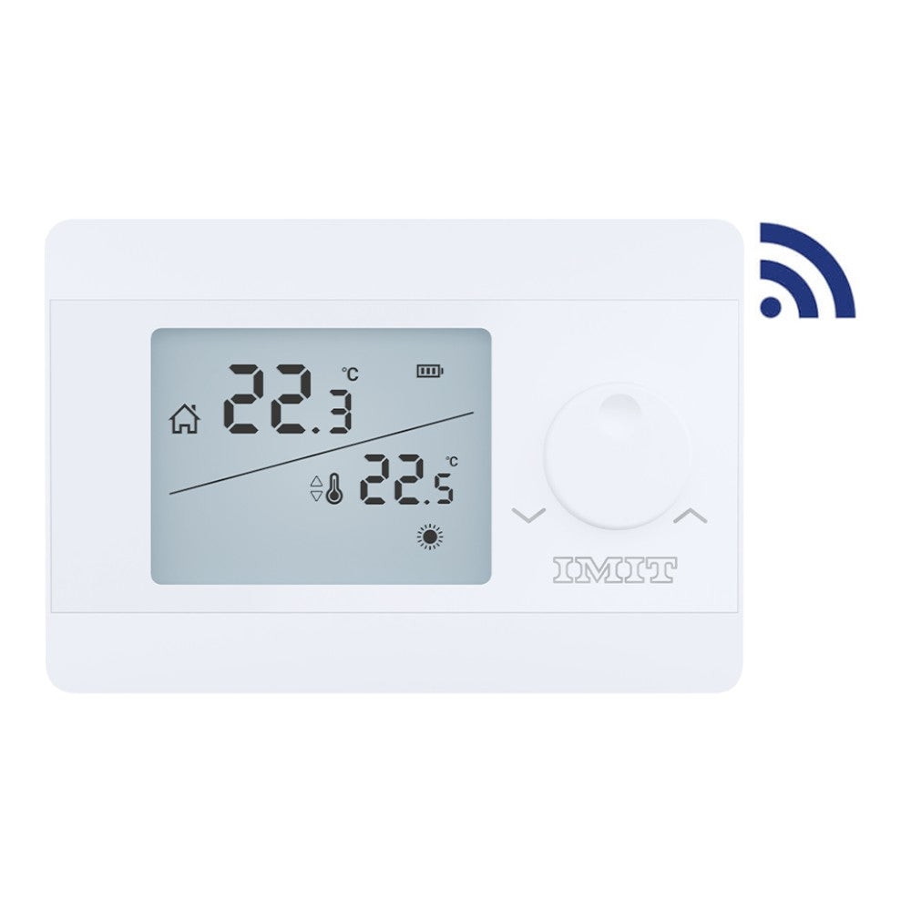 Termostato ambiente digitale con display LCD retroilluminato Silver Ta/Rf S