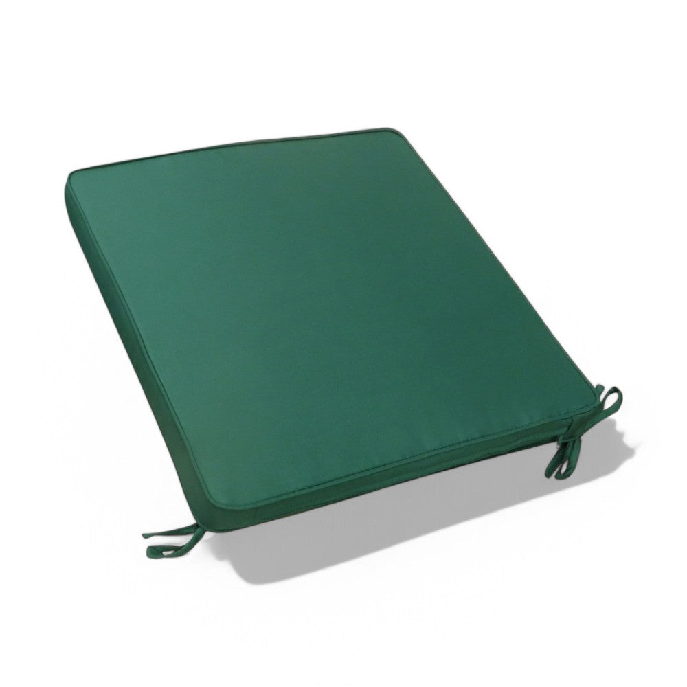 Coussin de siège véritable vert foncé