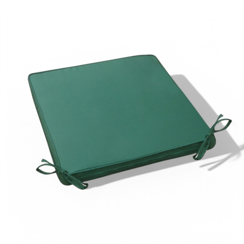 Coussin de siège véritable vert foncé