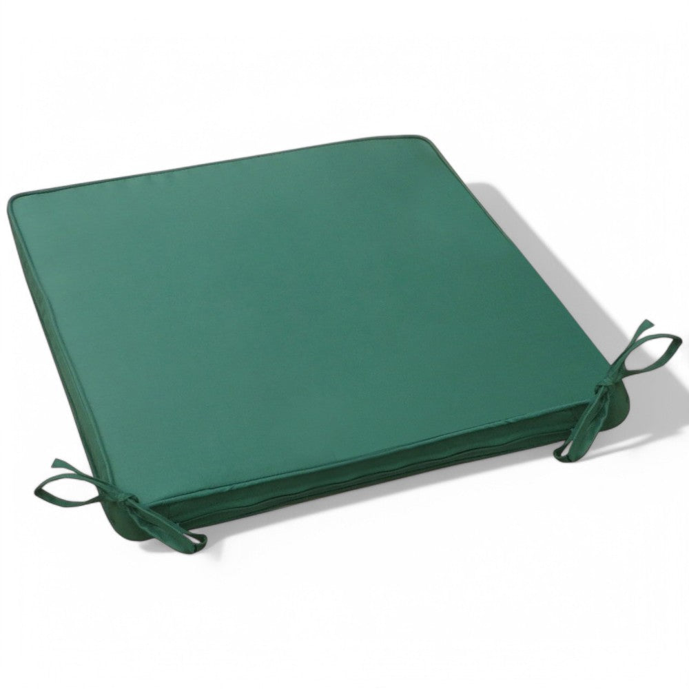 Coussin de siège véritable grand vert foncé