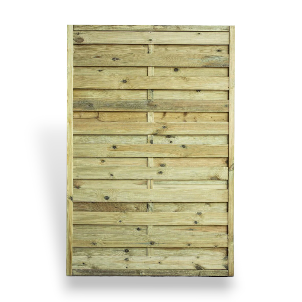Panneau de clôture en bois imprégné barrière brise-vent 120X180 Forêt