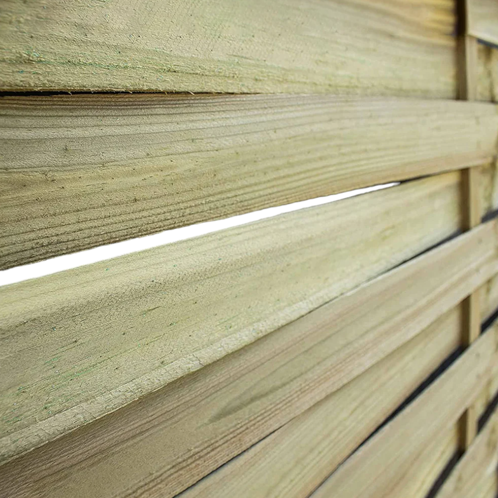 Panneau de barrière en arc grillé brise-vue 180x180 cm en bois de pin imprégné Lasa 