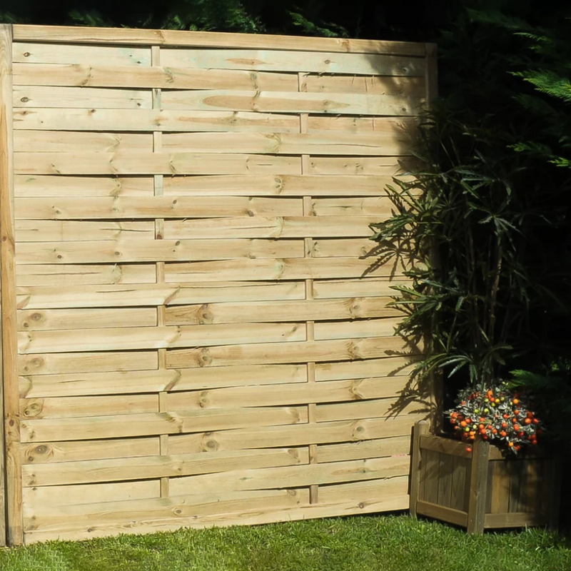 Pannello recinzione in legno impregnato barriera frangivento 180X180 Forest
