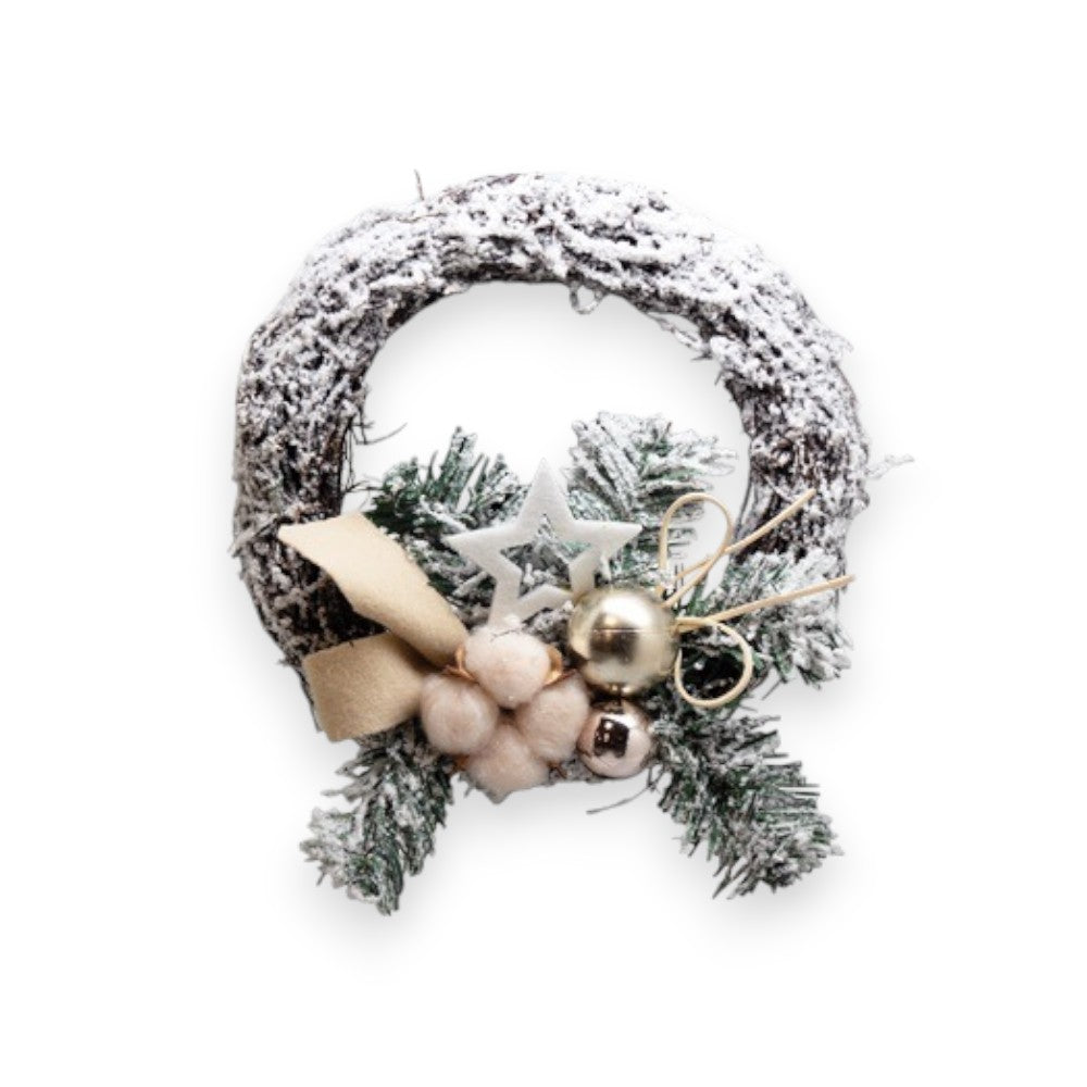 fuoriporta natalizio decori champagne elegante decorazione da parete per interni ed esterni dimensioni 20x25 cm