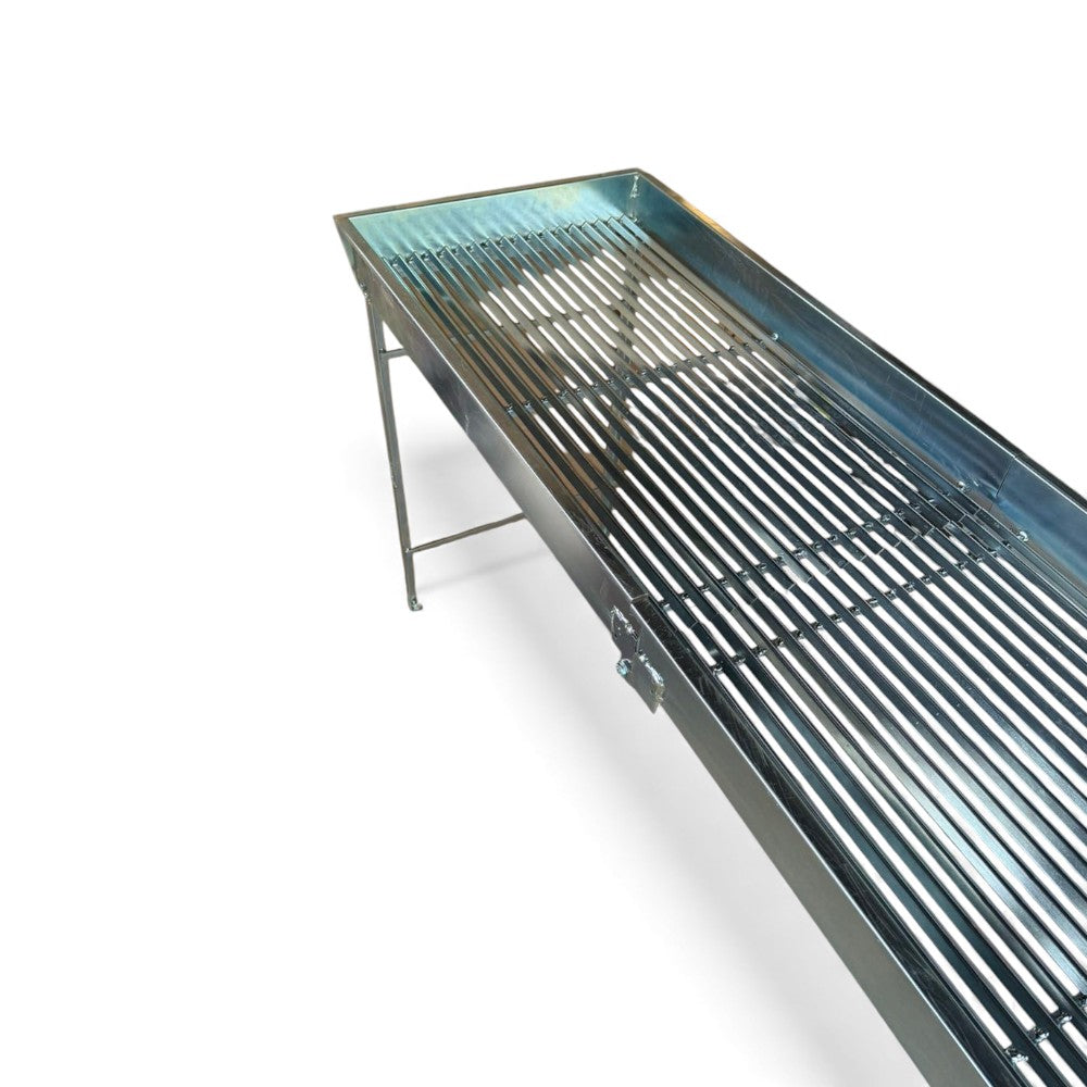 Effeuilleuse manuelle pour olives - fermée cm.100x60x30 - assemblée cm.191x60x97h.