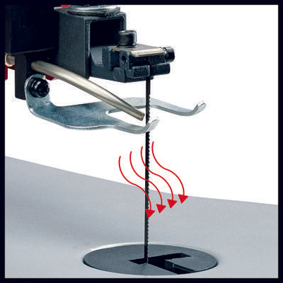 Scie oscillante 120W pour des coupes de précision sur bois inclinable jusqu'à 45° TC-SS405E EINHELL