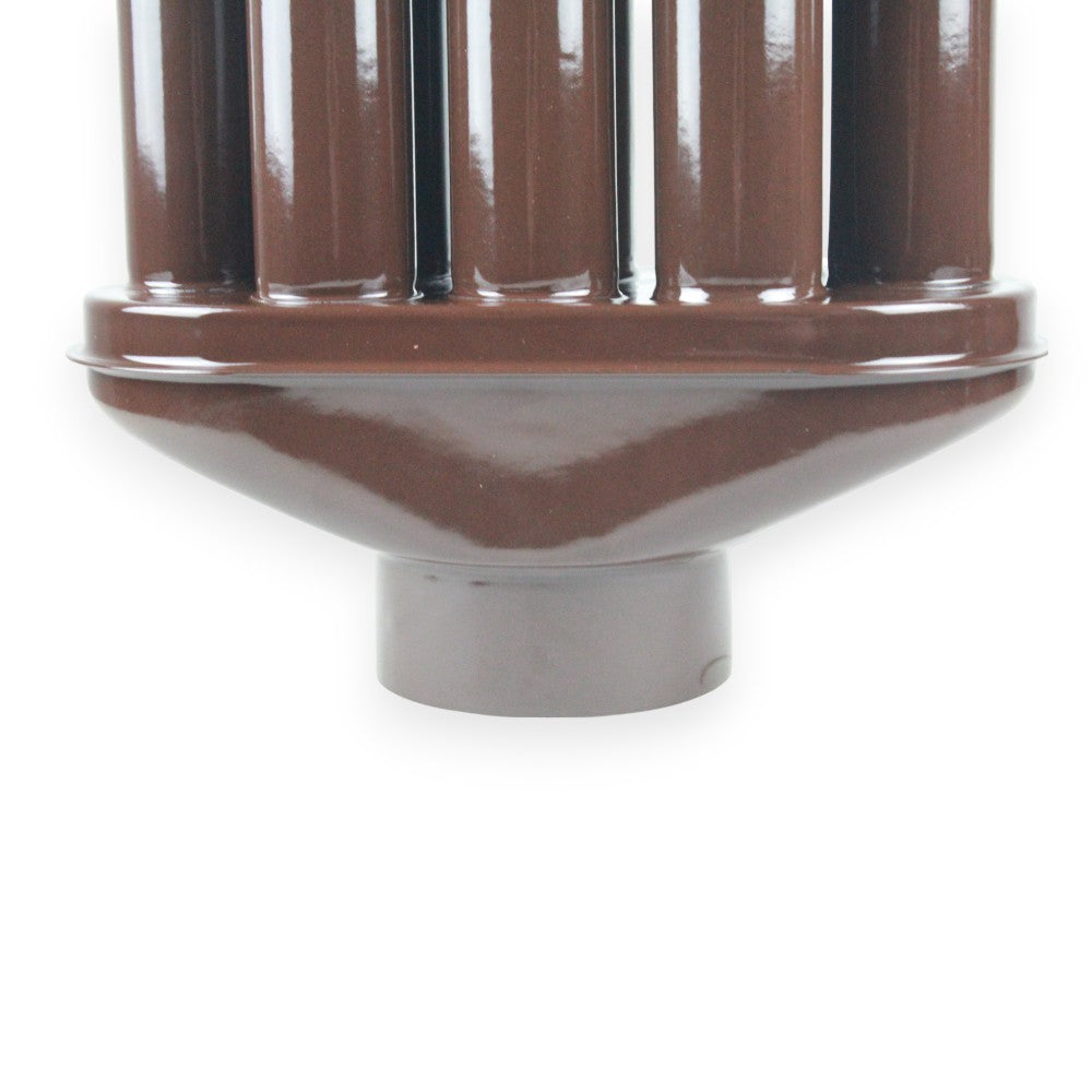Diffuseur de chaleur en porcelaine marron "Ala Smalto Classic" - ø mm.120x500h.