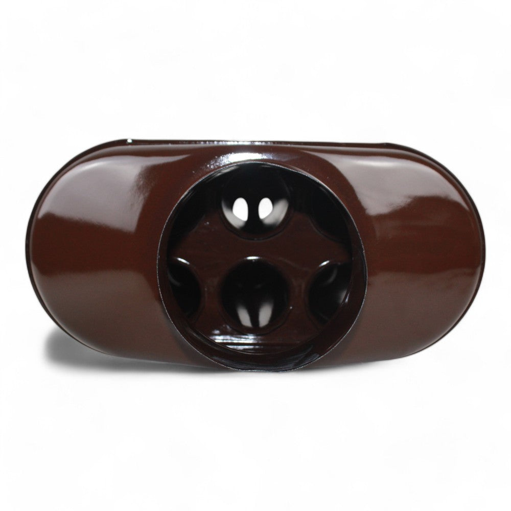 Diffuseur de chaleur en porcelaine marron "Ala Smalto Classic" - ø mm.120x500h.